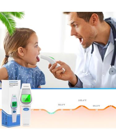 Forehead Thermometer for Adults & Kids - Accurate Fever Thermometer with Large Digital Display for Home Use - Buy Online on GoSupps.com