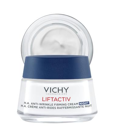 Vichy LiftActiv Supreme Night Cream, Anti Aging Face Cream with Vitamin C and Rhamnose to Firm and Brighten, Suitable for Sensitive Skin