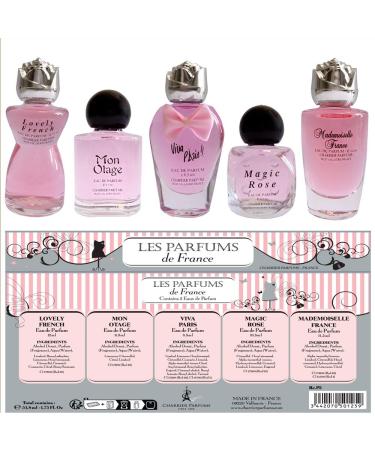 5 Eaux de Parfum Gift Set - 'Collection Fashion' - 49.7 ml - Made in Provence France - Buy Online on GoSupps.com