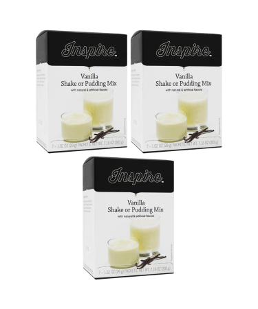 Inspire 15g Protein Shake or Pudding by Bariatric Eating - Vanilla (3-Pack)
