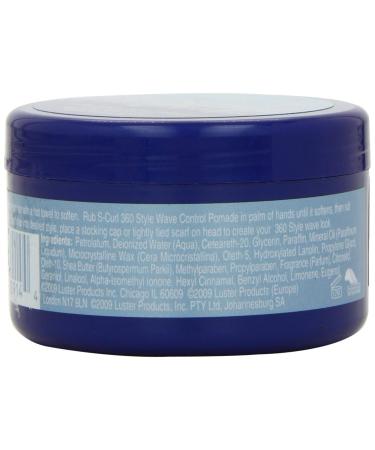2 Pack Lusters S-Curl 360 Wave Control Pomade 3oz - Defined Waves & Shine - Buy Online on GoSupps.com