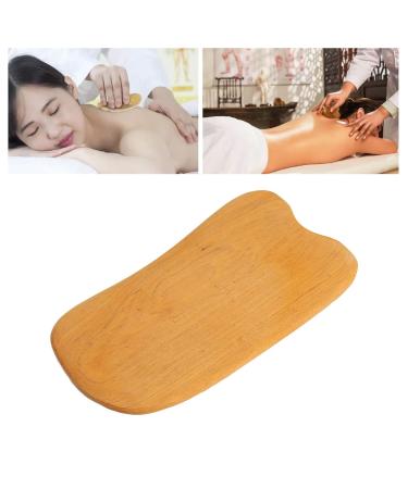 Ergonomic Wooden Gua Sha Board - Portable Rectangular Massage Tool for Body Beauty - Buy Online on GoSupps.com