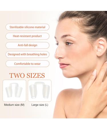 Didiseaon 2pcs Nasal Support Fixator Nostril Retainer for Rhinoplasty Recovery Silicone Nose Guard Preventing Deformation Post Nose Surgery Protector - Buy Online on GoSupps.com