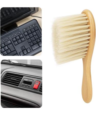 Face Duster Brush Nylon Professional Beech Wood Soft Wash Neck Duster Brushes Comfortable Materials Hair Cutting Tool for Barber - Buy Online on GoSupps.com