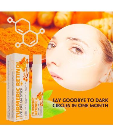 Lumistick For Eye Bags Lumibalm Eye Bags Turmeric Eye Cream Stick Turmeric Retinol Eye Cream Stick Anti Aging Under Eye Cream Eye Balm Stick Moisturizing For Reduced Bags And Bags (5) - Buy Online on GoSupps.com