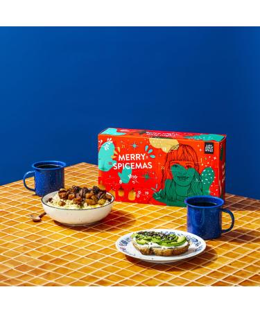 Just Spices Spice Advent Calendar 2023 | 24 Premium Spice Blends & Recipes | Perfect Christmas Gift for Men & Women (Red) - Buy Online on GoSupps.com