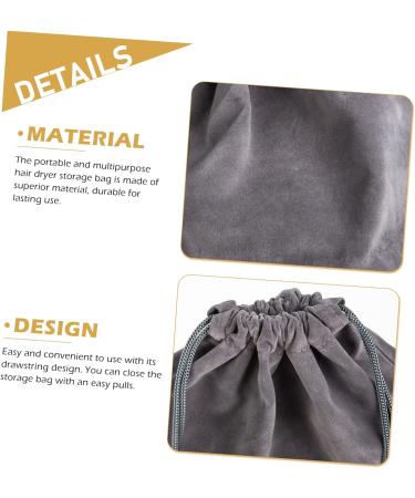 DRESSOOS 4 Pcs Hair Dryer Bag Portable Blow Dryer Hair Dryer Travel Bag Hair Dryer Drawstring Bags Flannel - Buy Online on GoSupps.com