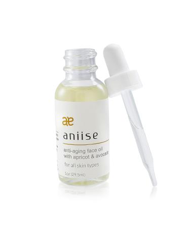 Anti-Aging Face Oil | All-Natural Moisturizer with Apricot & Avocado | Vitamin C & E | Suitable for All Skin Types - 1 oz - Buy Online on GoSupps.com