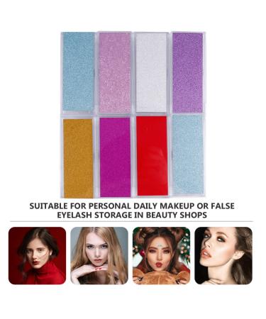 Buy Lurrose 8pc Glitter Eyelash Storage Boxes - Empty Lash Holders for False Eyelashes | International Shipping Available - Buy Online on GoSupps.com