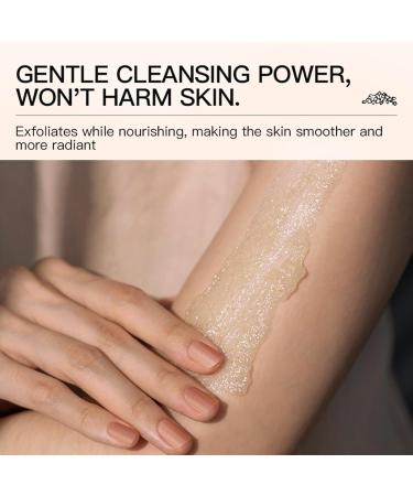 Peau lisse et douce 300 g cr me exfoliante pour le corps la lavande nettoie doucement la peau limine les d p ts et hydrate la peau non grasse exfoliant Body Scru - Buy Online on GoSupps.com