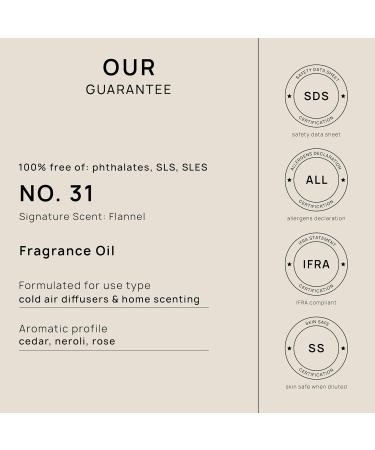 VINEVIDA Flannel Fragrance Oil 4 Fl Oz | Essential Oils for Diffusers | Air Freshener & Diffuser Oil Refill - Buy Online on GoSupps.com