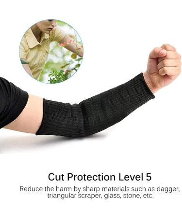 Buy Kevlar Arm Protection Sleeves - Anti-Cut Heat-Resistant 1 Pair for Garden & Cuisine | Singparted - Buy Online on GoSupps.com