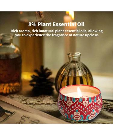 Premium Scented Candles Gift Set - 6 Pack Aromatherapy & Stress Relief Gifts for Women | Long-Lasting Natural Soy Wax Vanilla - Perfect Mothers Day Gift - Buy Online on GoSupps.com