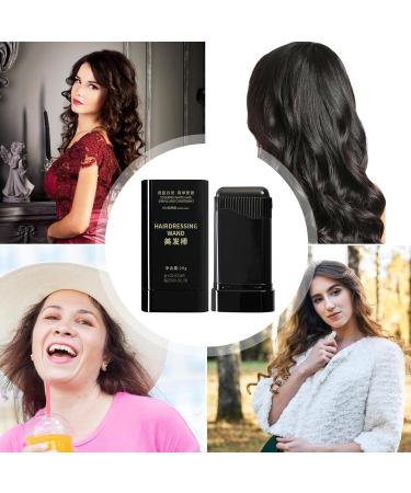 Gray Hair Cover Up - Temporary Hair Dye Comb for Instant Coverage | Waterproof Natural Formula with Easy Glide Wand for Men Women Receding Hairline Beard Roots s Salon Home Use Black - Buy Online on GoSupps.com