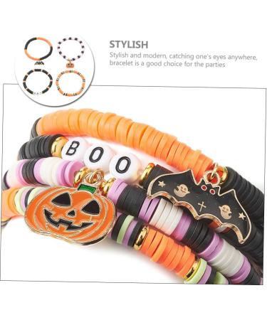 COHEALI 1 Set Bracelets Charm Bracelet Decor Beads Women Beaded Bracelet Wrist Jewelry Bulk Jewelry Festival Jewelry Bead Stretch Bracelet Halloween Jewelry for Teen Girls Clay Miss Letter - Buy Online on GoSupps.com