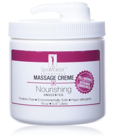 Master Massage Spamaster Unscented 16 Oz Massage Cream