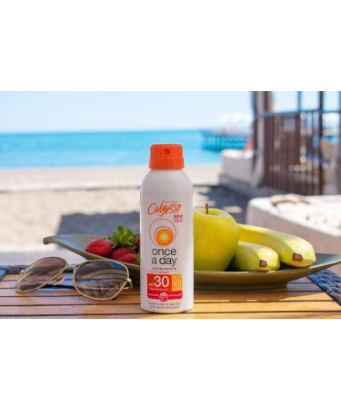 Calypso Once A Day Tan & Protect SPF25-200 ml CALC25TAN and Once A Day Sun Protection Spray. Water Resistant. SPF30 SPF 25 + Sun Protection Spray - Buy Online on GoSupps.com