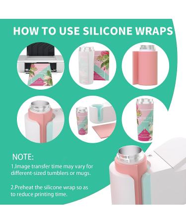 Sublimation Tumbler Wrap for Cricut Mug Press - 11x5 Pink Wrap for Sublimation Tumblers - 3 Thickness Options - Buy Online on GoSupps.com