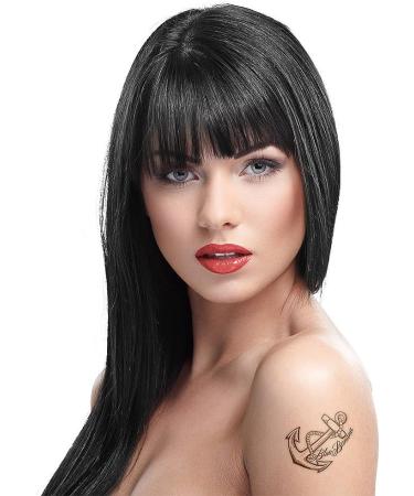 Crazy Color Set of 2 Semi-Permanent Hair Coloring Natural Black 100 ml - Buy Online on GoSupps.com