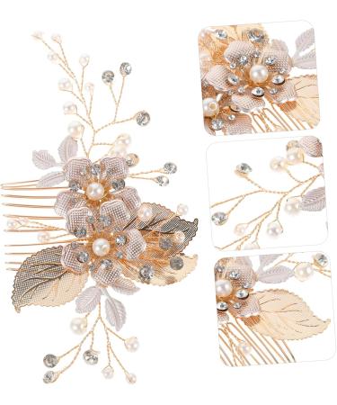 Hair Comb Bridesmaid Hear Decoration Flower Clips Wedding Hair Accessories Birthday Headpiece Hair Styling Accessories Bride Hair Accessory Tiara Miss Headgear Alloy Princess - Buy Online on GoSupps.com