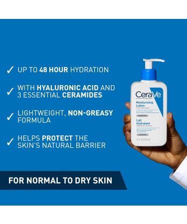 CeraVe Hyaluronic Acid Moisturising Lotion for Dry Skin - 236ml - Buy Online on GoSupps.com