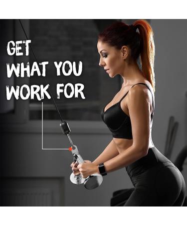 Yes4All LAT Pull Down Cable Attachment Tricep Press Down V-Bar Diamond Knurl Handle - Chrome - Buy Online on GoSupps.com