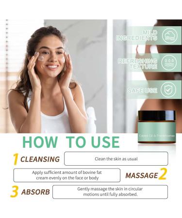 mother Beef Tallow Cream beef tallow facial cream with high moisture supply beef tallow hipped tallow cream for face and body for deep hydration thickened balm 60 ml - Buy Online on GoSupps.com