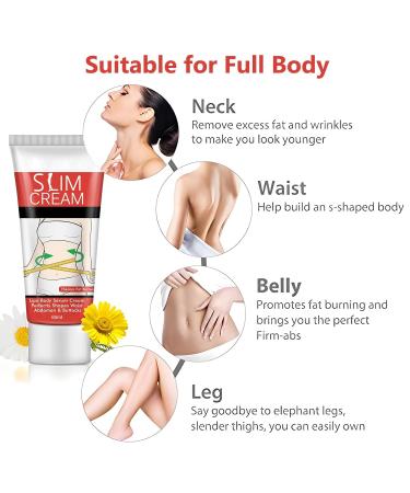 2 Pack Hot Cream Slimming Fat Burning Cream for Belly Waist & Buttocks. That Burns Moisturizing Firming - Goodbye Cellulite Women/Men Weight Loss 60.0 milliliters - Buy Online on GoSupps.com