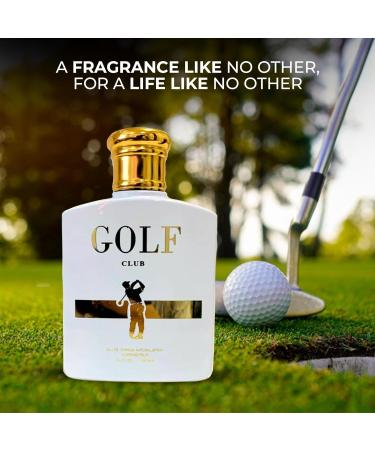 Golf Club Sensual Woody Fragrance for Men | Long Lasting Cologne Aromatic Scent Eau de Parfum Natural Spray - Great Holiday Gift 3.4 Fl Oz/100 Ml - Buy Online on GoSupps.com