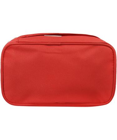 Buy Oxford Fabric Medical Bag | Travel First Aid Bag for Caregivers & Families - Red Emergency Bag - Buy Online on GoSupps.com