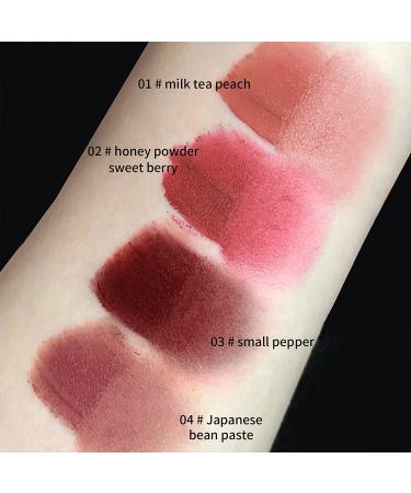 KOMEDO 4PCS Mist Matte Velvet Lipstick Set | Waterproof Long Lasting Lip Gloss | Cute Bear Beauty Makeup - Velvet Matte Lip Glaze - Buy Online on GoSupps.com