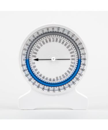 Cubesprings Inclinometer - Accurate Range of Motion (ROM) Measurement Leak-Proof Construction- Easy to Use Bubble Inclinometer for Physical Therapist or Student