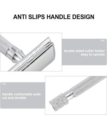 Rustproof Manual Beard Shaver - 5-Blade Aluminum Alloy Men's Razor for a Perfect Shave - Buy Online on GoSupps.com