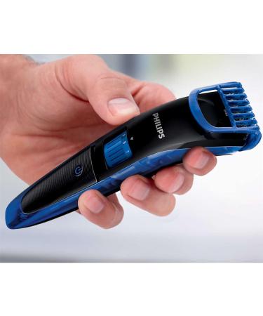 Philips QT4002 Washable Skin Friendly Beard Trimmer/Shaver - 10 Lock In 1.0mm Precision Length Settings With Rounded Tips For Smooth Skin Contact - Buy Online on GoSupps.com