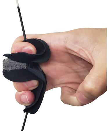 SAS Suede & Leather Finger Tab Archery Bow Shooting Youth Adult RH & LH - Large Right - Buy Online on GoSupps.com