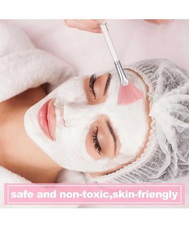 24-Piece Soft Fan Brush Set for Face Masks & Makeup - Pink Esthetician Tools - Buy Online on GoSupps.com