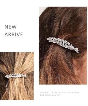 fdsmall Small Hair Barrettes Hairpin Crystal Hair Clip Top Clamp Hair Accessories for Girls Women - Purple - Buy Online on GoSupps.com