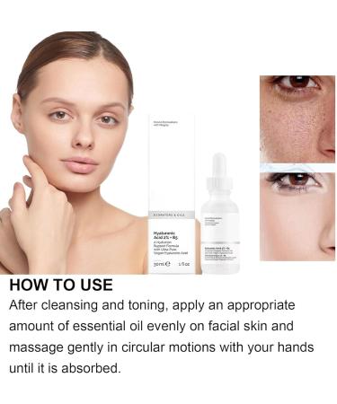 SEGMINISMART Hyaluronic Acid 2% + B5 Skincare Serum 30ML Hyaluronic Acid Serum for Face to Plump and Smooth Skin Minimise Pores Face Serum for Women & Men - Buy Online on GoSupps.com