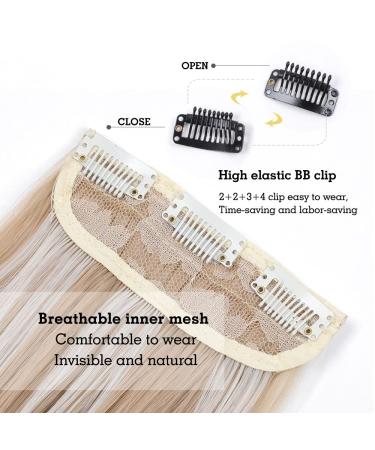 YDDM 24-Inch Clip-In Hair Extensions - Realistic Synthetic Hair 4pcs - Affordable Smooth & Full Volume for Women - Buy Online on GoSupps.com
