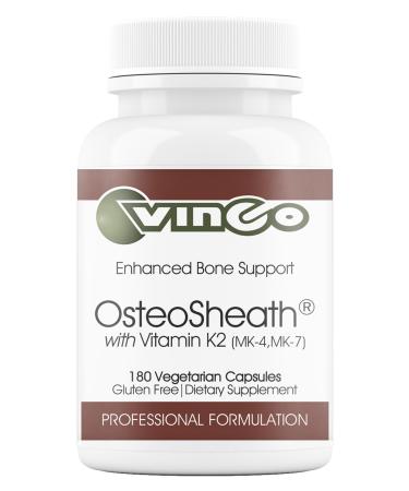 Vinco's - OsteoSheath4 with Vitamin K2 - 180 Capsule by Vinco