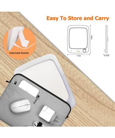 10000 Lux White Light Light Therapy Lamp Simulation of Daylight UV-Free Mood Control Lamp Timed Touch LED Sunlight Lamp - Buy Online on GoSupps.com