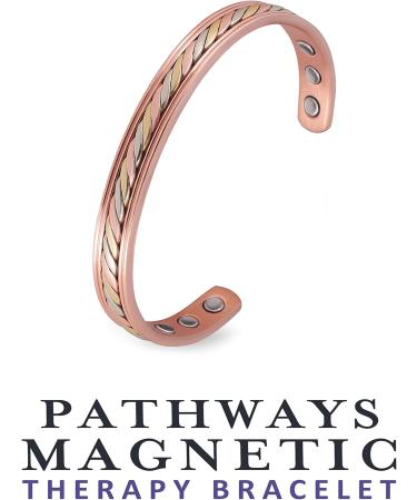 Shop Copper Magnetic Bracelet for Men & Women - 18 000 Gauss Adjustable Bangle - Small Wrist Size 6.5 - 7 - International Shipping Available - Buy Online on GoSupps.com