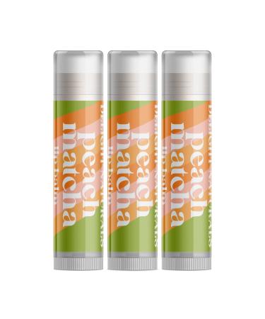 Peach Matcha Lip Balm - Set of Three