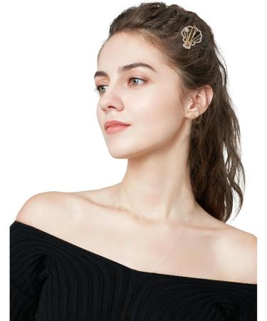 Shell Hair Accessories - Pearl Hair Clips And More Perfect Shell Accessories For Women Cowrie Shells For Hair Hair Clip Set Shell Hairpins As Birthday Gifts For Children Family Friends Women - Buy Online on GoSupps.com