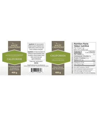 Magic Creation Shake on Seasoning (Californina (400g) - Buy Online on GoSupps.com
