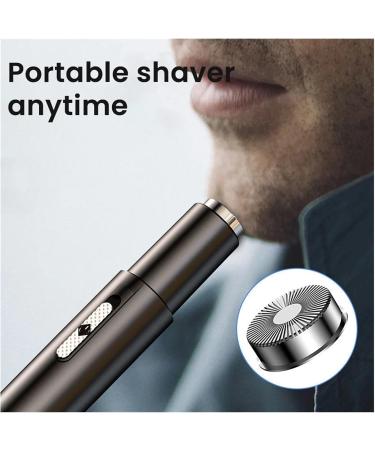 USB Rechargeable Electric Nose Hair Trimmer for Men - Washable Nose & Ear Clipper in Black - Buy Online on GoSupps.com