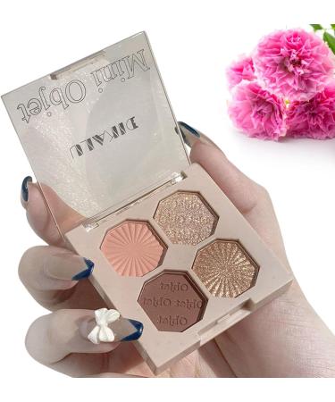 XGZ Eyeshadow Makeup Shimmer Glitter Eye Shadow Long Lasting Self-Adhesive Eye Shadow Neutral Cosmetic Eye Shadow 4 Colors - Buy Online on GoSupps.com