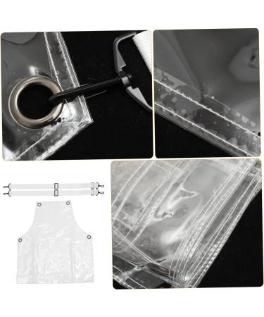 BELLIFFY Barber Apron Hair Apron Stylist Apron Hair Cutting Apron Clear Aprons for Hair Stylist Apron for Hair Stylist Salon Aprons for Hair Stylist Hairdresser Apron Adjustable Apron - Buy Online on GoSupps.com