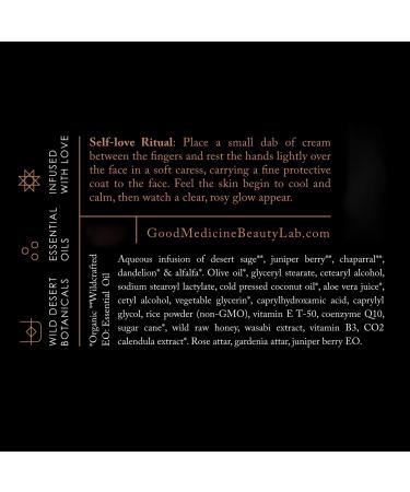 Good Medicine Beauty Lab Clarity Awakening Face Cream - Anti-Aging Moisturizer with Coenzyme Q10 & Vitamin B3 - Hydrating Coconut Oil & Aloe Vera - 4 oz Skincare for Men & Women - Buy Online on GoSupps.com