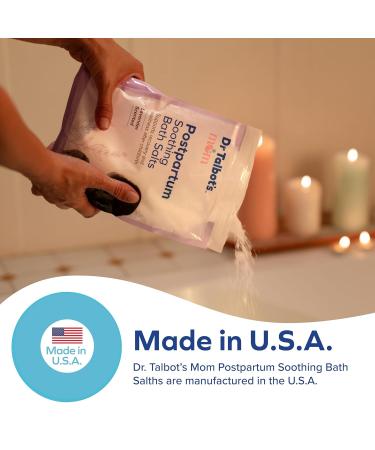Dr. Talbot's Postpartum Soothing Bath Salts Lavender Infused, Paraben-Free Relaxation & Recovery Bath Soak for New Moms Ideal for Post-Childbirth Healing & Everyday Stress Relief - Buy Online on GoSupps.com